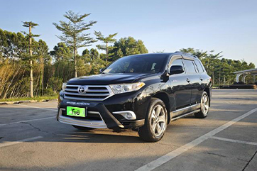 Used Toyota Highlander 2012 model 2.7L two-wheel drive seven-seater luxury edition